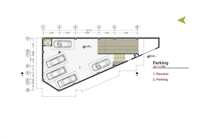 BIM建筑|如同被风化的粗粝岩石：阿维尼室第楼 | Heram建筑事务所