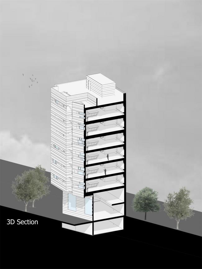BIM建筑|如同被风化的粗粝岩石：阿维尼室第楼 | Heram建筑事务所