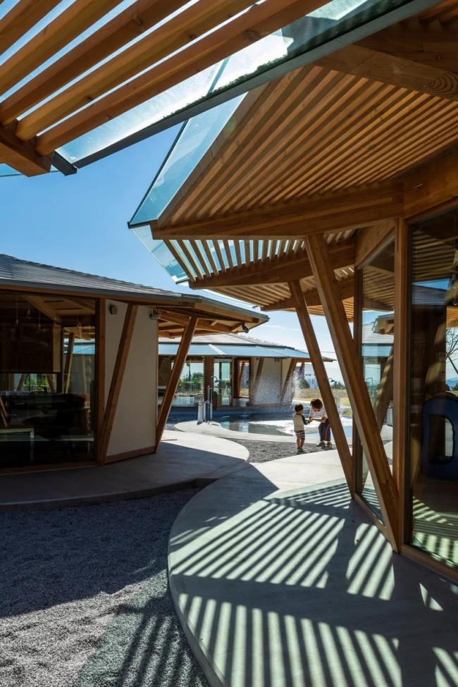 BIM建筑|手塚貴晴工作室：“木库幼儿园”——日式和伞下的光影丛林