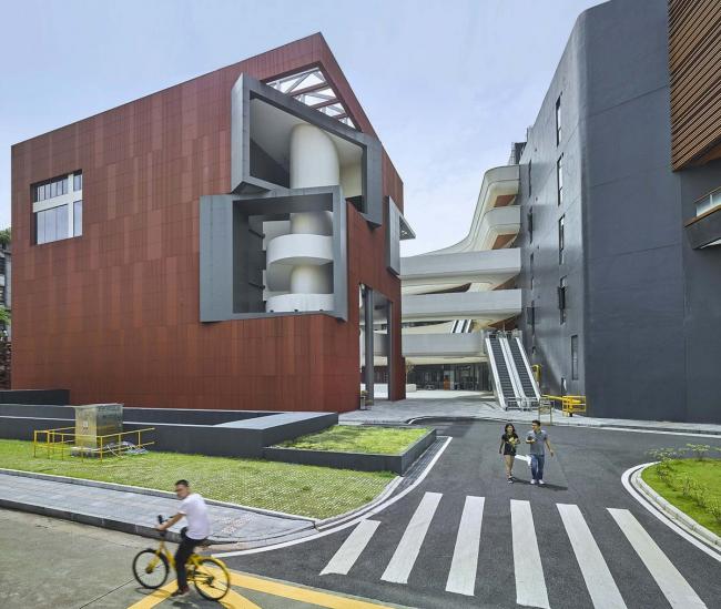 BIM建筑|二沙文立方: 一座垂直的街道美术馆 / 扉建筑