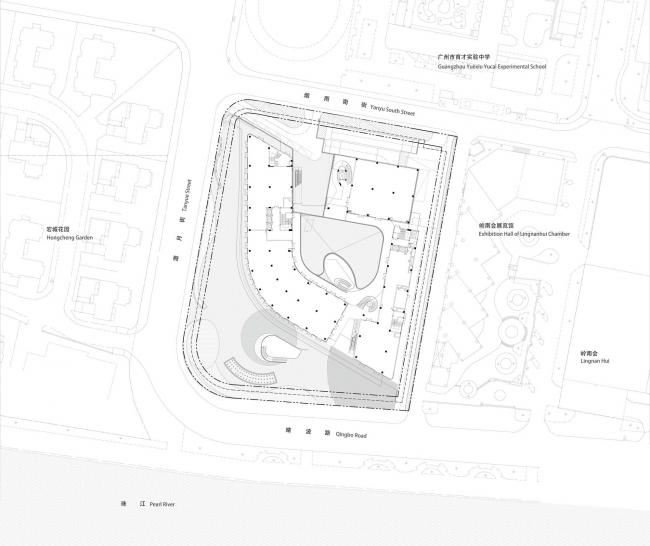BIM建筑|二沙文立方: 一座垂直的街道美术馆 / 扉建筑