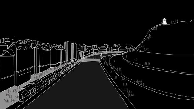 BIM建筑|6WEI空间咖啡厅，属于一座城市的空间 / 年夜晓建筑工作室