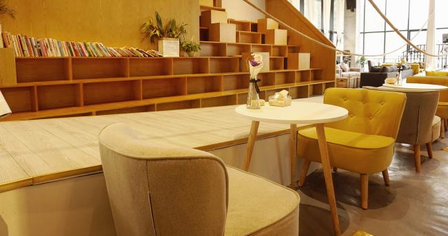 BIM建筑|6WEI空间咖啡厅，属于一座城市的空间 / 年夜晓建筑工作室