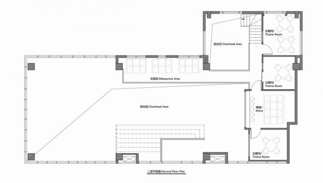 BIM建筑|6WEI空间咖啡厅，属于一座城市的空间 / 年夜晓建筑工作室