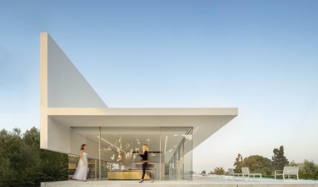 BIM建筑|在宏大的“T”形屋顶上远眺海面：霍夫曼之家