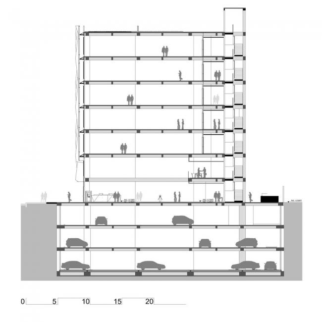 BIM建筑|CORTEZZA年夜楼，木石对话天然 / TERRANUM