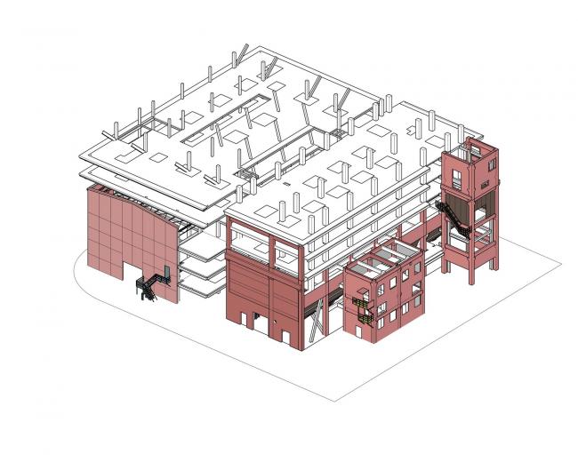 BIM建筑|北京首钢工舍智选沐日酒店“仓阁” / 中国建筑设计研讨院有限公司