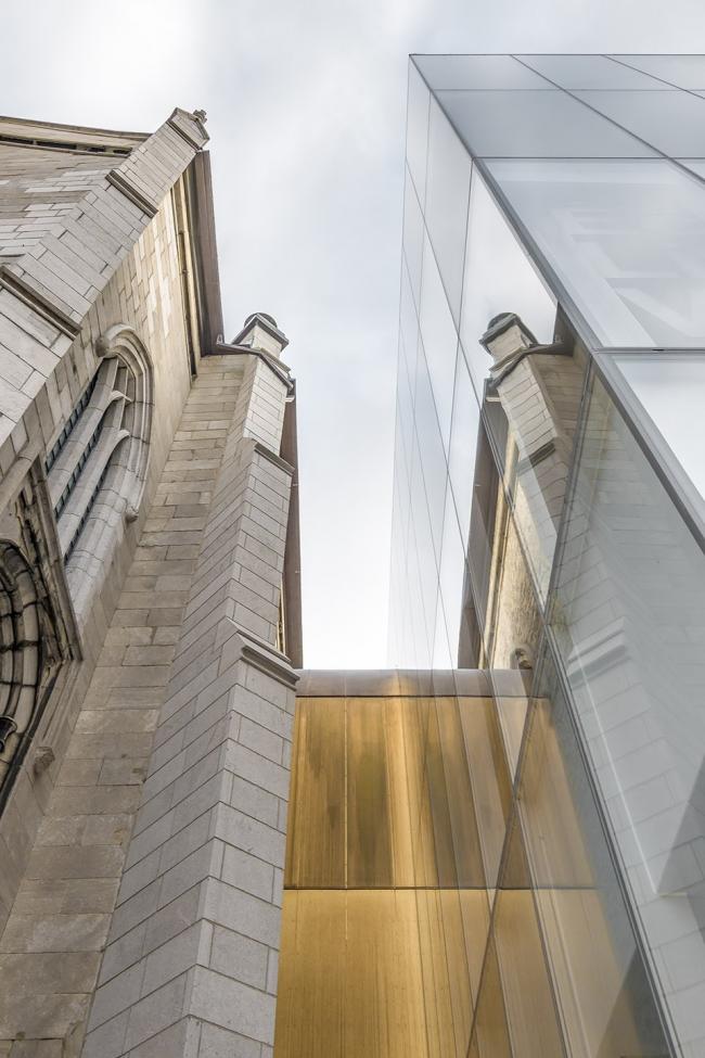 BIM建筑|在纯白中融会，古典与现代的碰撞与同一：加拿年夜韦斯利神庙扩建工程