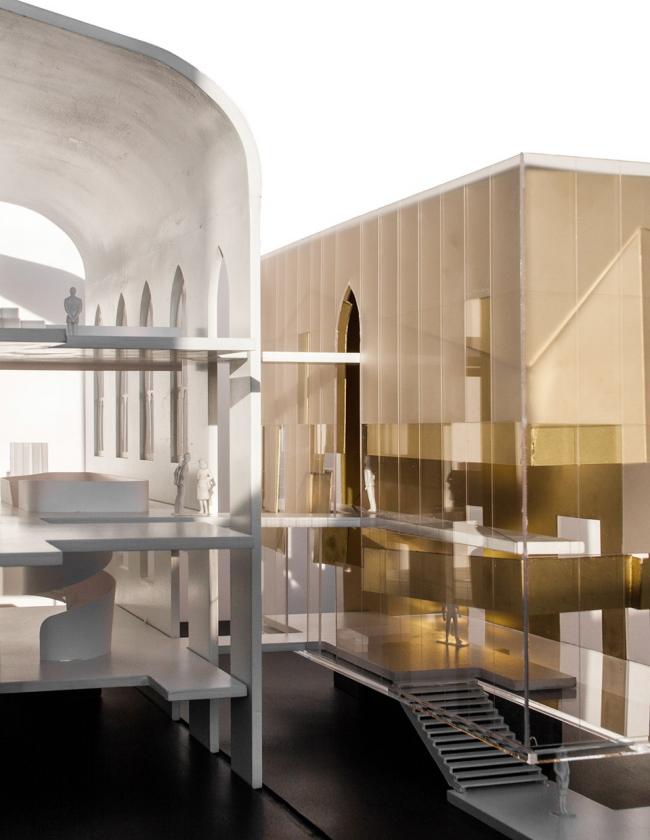 BIM建筑|在纯白中融会，古典与现代的碰撞与同一：加拿年夜韦斯利神庙扩建工程