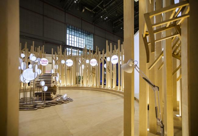 BIM建筑|由家具组成的创意天然空间——2018DDS展览 / TOWO堂晤设计