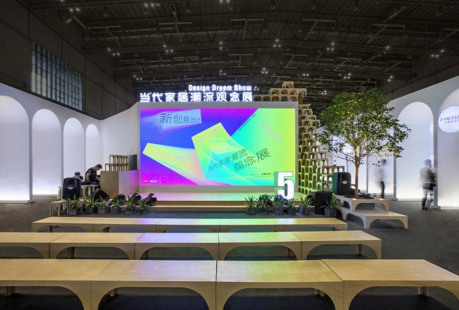 BIM建筑|由家具组成的创意天然空间——2018DDS展览 / TOWO堂晤设计