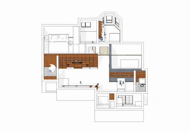 BIM建筑|芳华▪家 格子墙里的日常——建筑师自宅 / 金超，颜闾红