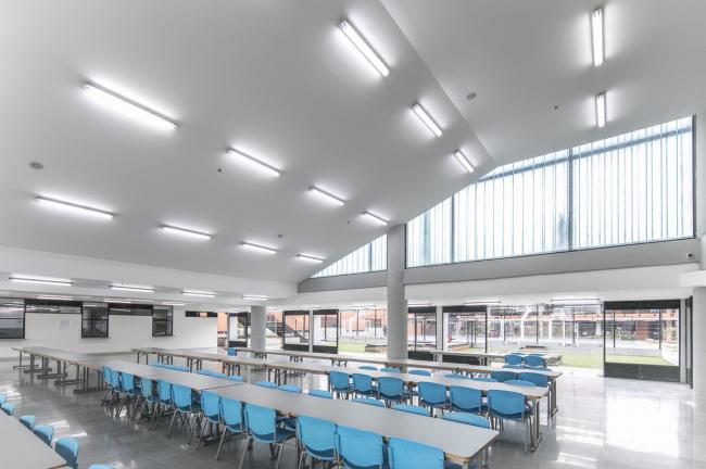 BIM建筑|天井中的黉舍，黉舍中的天井：哥伦比亚中小黉舍