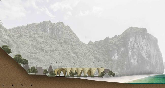 BIM建筑|远看阳光，沙岸与船主，越南兰哈湾竹度假酒店 / 武重义建筑事务所