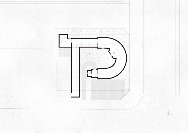 BIM建筑|仿佛海洋海浪的弧状室第