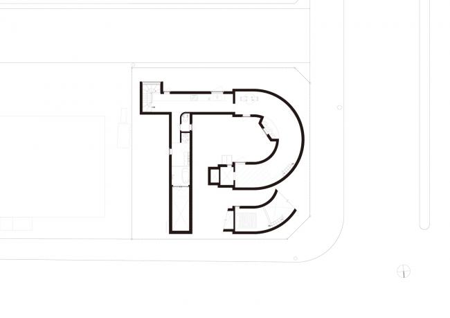 BIM建筑|仿佛海洋海浪的弧状室第