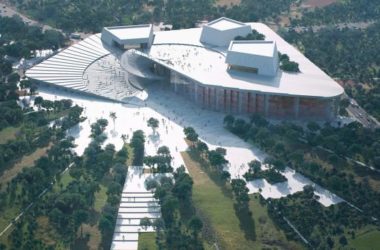 BIM建筑|Snøhetta 颁布上海年夜歌剧院计划，‘扇子’动态睁开在黄浦江岸-BIM建筑网