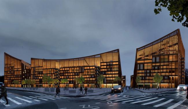 BIM建筑|城市社区内的屋顶球场 / 李樾祺