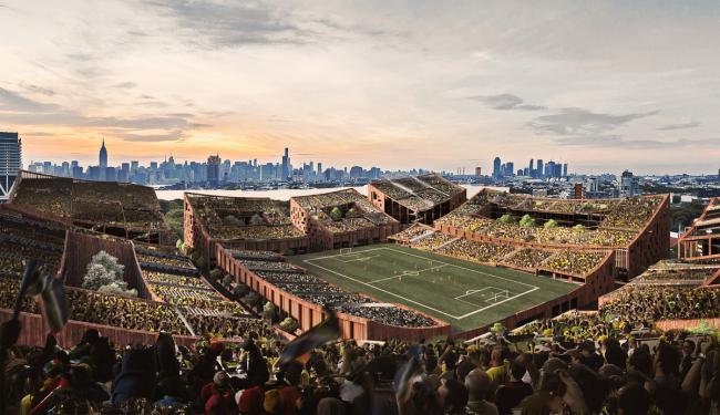 BIM建筑|城市社区内的屋顶球场 / 李樾祺