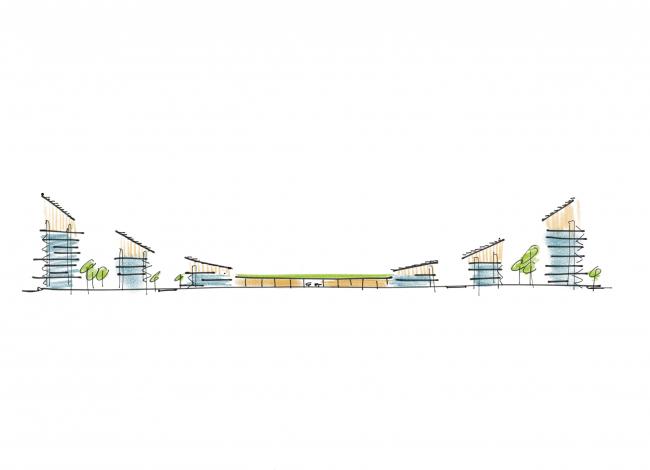 BIM建筑|城市社区内的屋顶球场 / 李樾祺