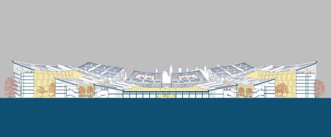 BIM建筑|城市社区内的屋顶球场 / 李樾祺