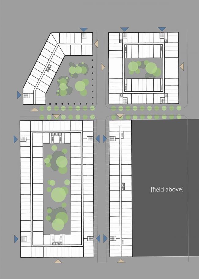 BIM建筑|城市社区内的屋顶球场 / 李樾祺