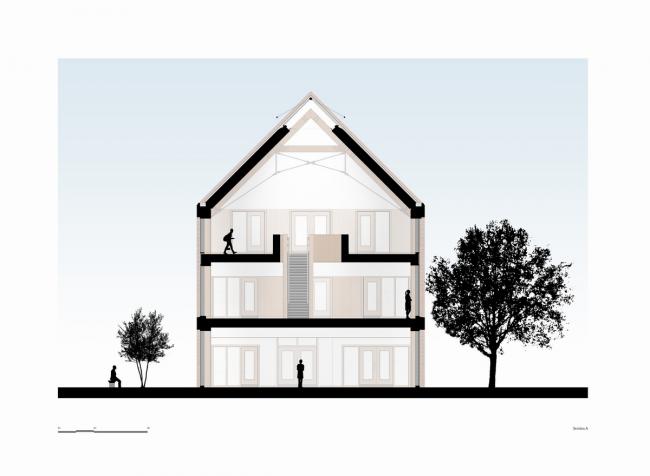 BIM建筑|红砖楼下的进修中间：赖盖特文法黉舍藏书楼