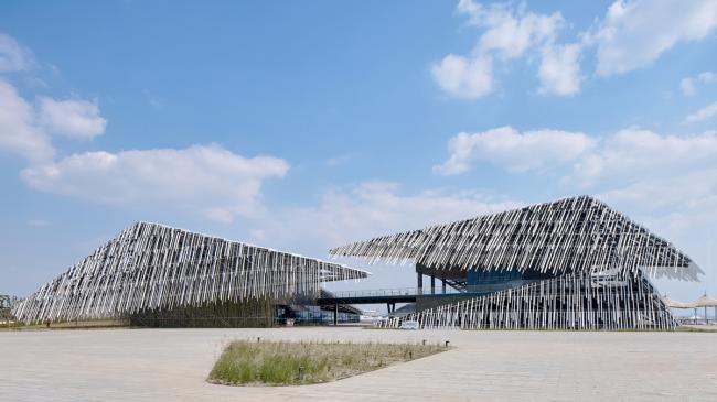 BIM建筑|摄影作品：阳澄湖旅客集散中间 / 隈研吾建筑都会设计事务所