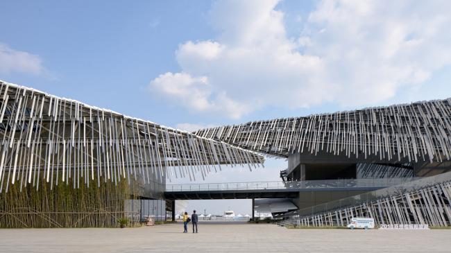 BIM建筑|摄影作品：阳澄湖旅客集散中间 / 隈研吾建筑都会设计事务所