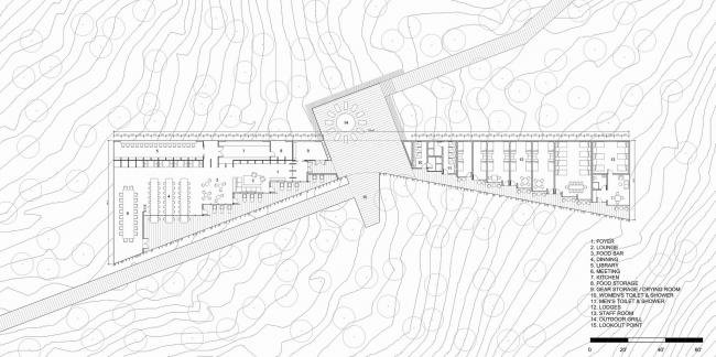 BIM建筑|山间长屋 / 李樾祺