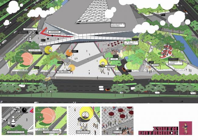 BIM建筑|动感的能量盒子：扬州南部新城体育园 / 柏涛设计