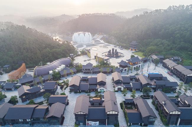 BIM建筑|禅缘此地，不向远方——新兴禅域小镇 / 境作品