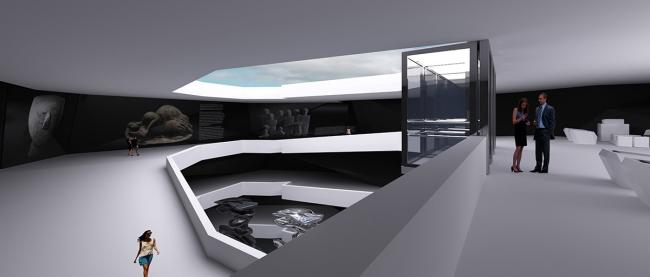 BIM建筑|天然景不雅地标“蓝窗”在狂风中被毁，Andreev 提出镜面金属拱门新计划取代