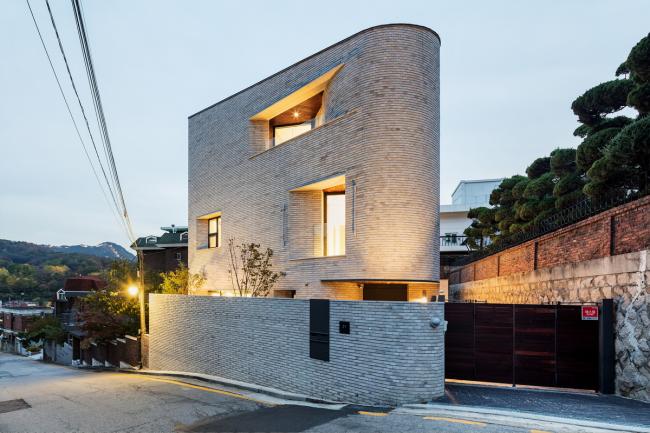 BIM建筑|都会隐宅的几何韵律：首尔平昌洞