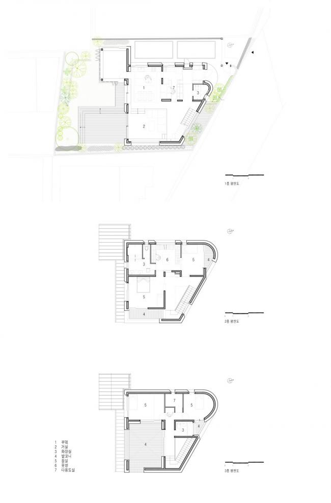 BIM建筑|都会隐宅的几何韵律：首尔平昌洞