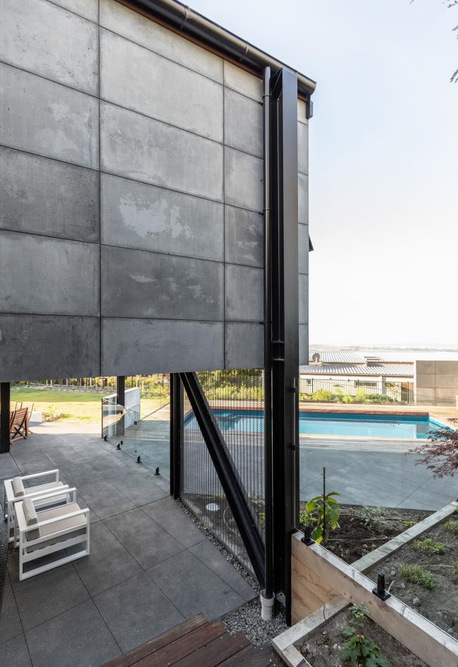 BIM建筑|湾区视野，重重迭起的新西兰私人室第 / Max Capocaccia建筑师事务所