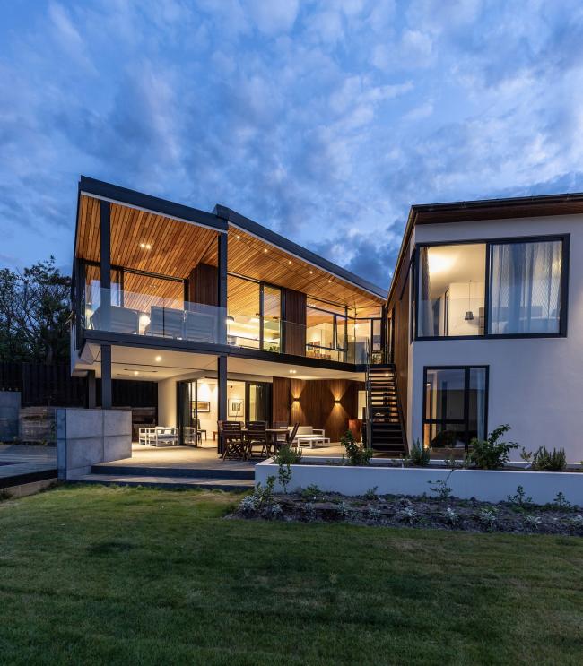 BIM建筑|湾区视野，重重迭起的新西兰私人室第 / Max Capocaccia建筑师事务所