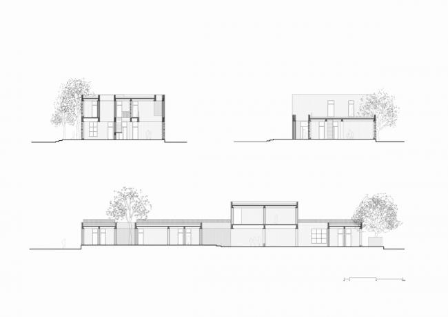 BIM建筑|鹄立于村落地盘，朴素而暖和：三河村村平易近运动中间 / 垣建筑