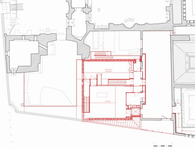 BIM建筑|仿佛流浪古老遗迹旁熠熠生辉的金色戒指：国立中世纪博物馆新旅客中间