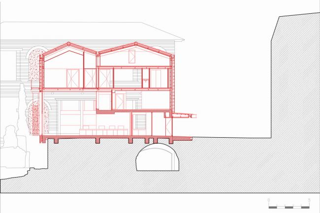 BIM建筑|仿佛流浪古老遗迹旁熠熠生辉的金色戒指：国立中世纪博物馆新旅客中间
