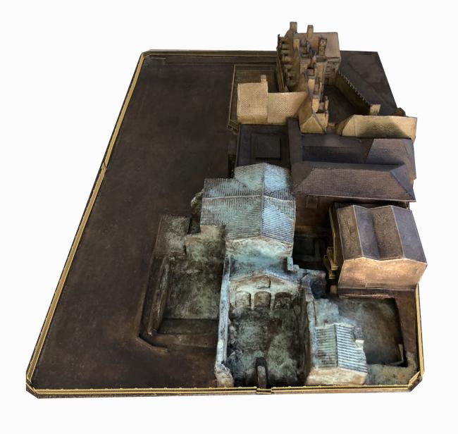 BIM建筑|仿佛流浪古老遗迹旁熠熠生辉的金色戒指：国立中世纪博物馆新旅客中间