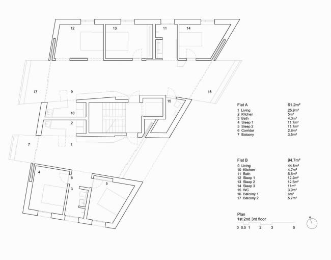 BIM建筑|粗犷的高等感，苏黎世经济实用公寓楼 / Gus Wüstemann