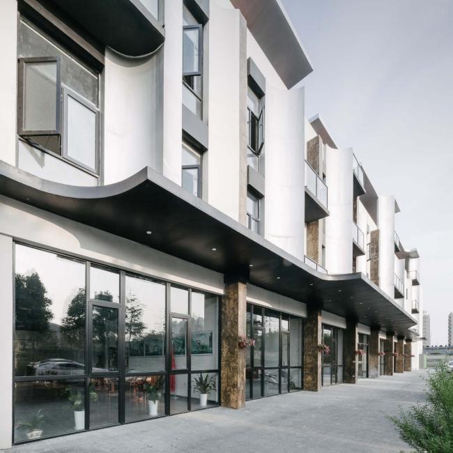 BIM建筑|素胚瓷片，曲线勾画，上海申窑艺术中间（一期）/ 刘宇扬建筑事务所