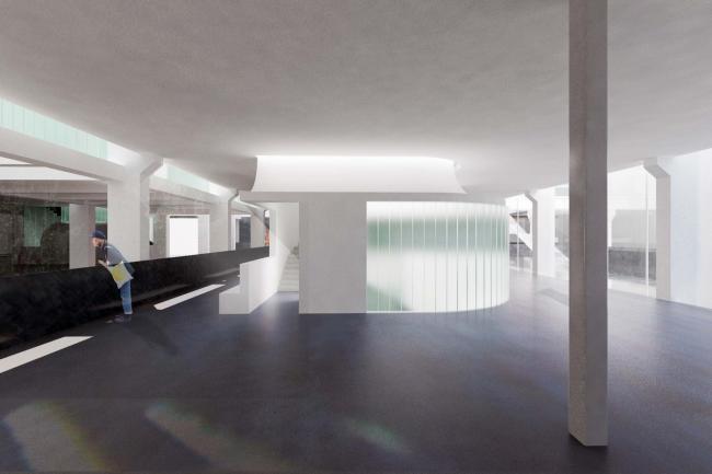 BIM建筑|素胚瓷片，曲线勾画，上海申窑艺术中间（一期）/ 刘宇扬建筑事务所