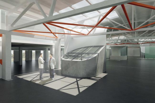 BIM建筑|素胚瓷片，曲线勾画，上海申窑艺术中间（一期）/ 刘宇扬建筑事务所