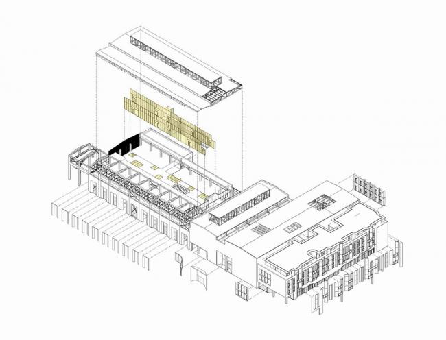 BIM建筑|素胚瓷片，曲线勾画，上海申窑艺术中间（一期）/ 刘宇扬建筑事务所