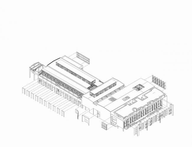 BIM建筑|素胚瓷片，曲线勾画，上海申窑艺术中间（一期）/ 刘宇扬建筑事务所