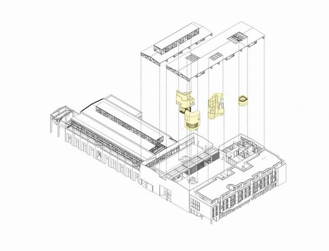 BIM建筑|素胚瓷片，曲线勾画，上海申窑艺术中间（一期）/ 刘宇扬建筑事务所