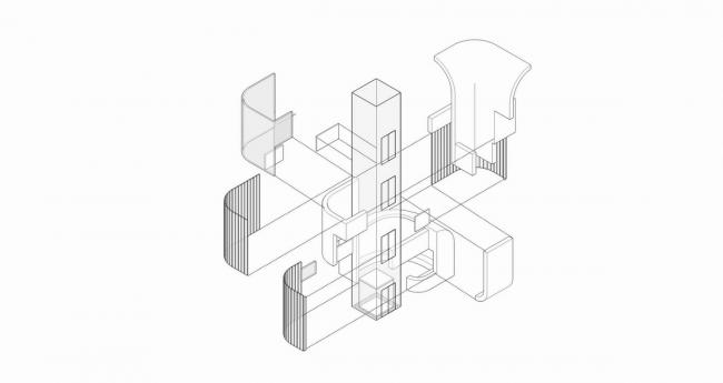 BIM建筑|素胚瓷片，曲线勾画，上海申窑艺术中间（一期）/ 刘宇扬建筑事务所