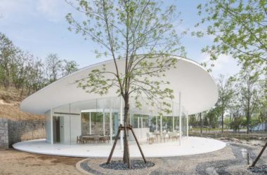 BIM建筑|沙岸上的白色凉帽：阿那亚咖啡厅 / odd-BIM建筑网